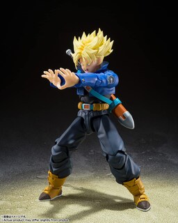Foto 4 | Figura De Acción Trunks De Tamashii Nations Super Saiyan Dragon Ball Z - Venta Internacional.