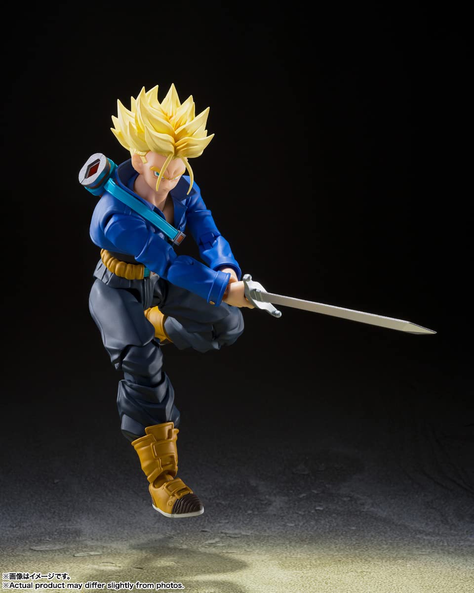 Foto 7 pulgar | Figura De Acción Trunks De Tamashii Nations Super Saiyan Dragon Ball Z - Venta Internacional.