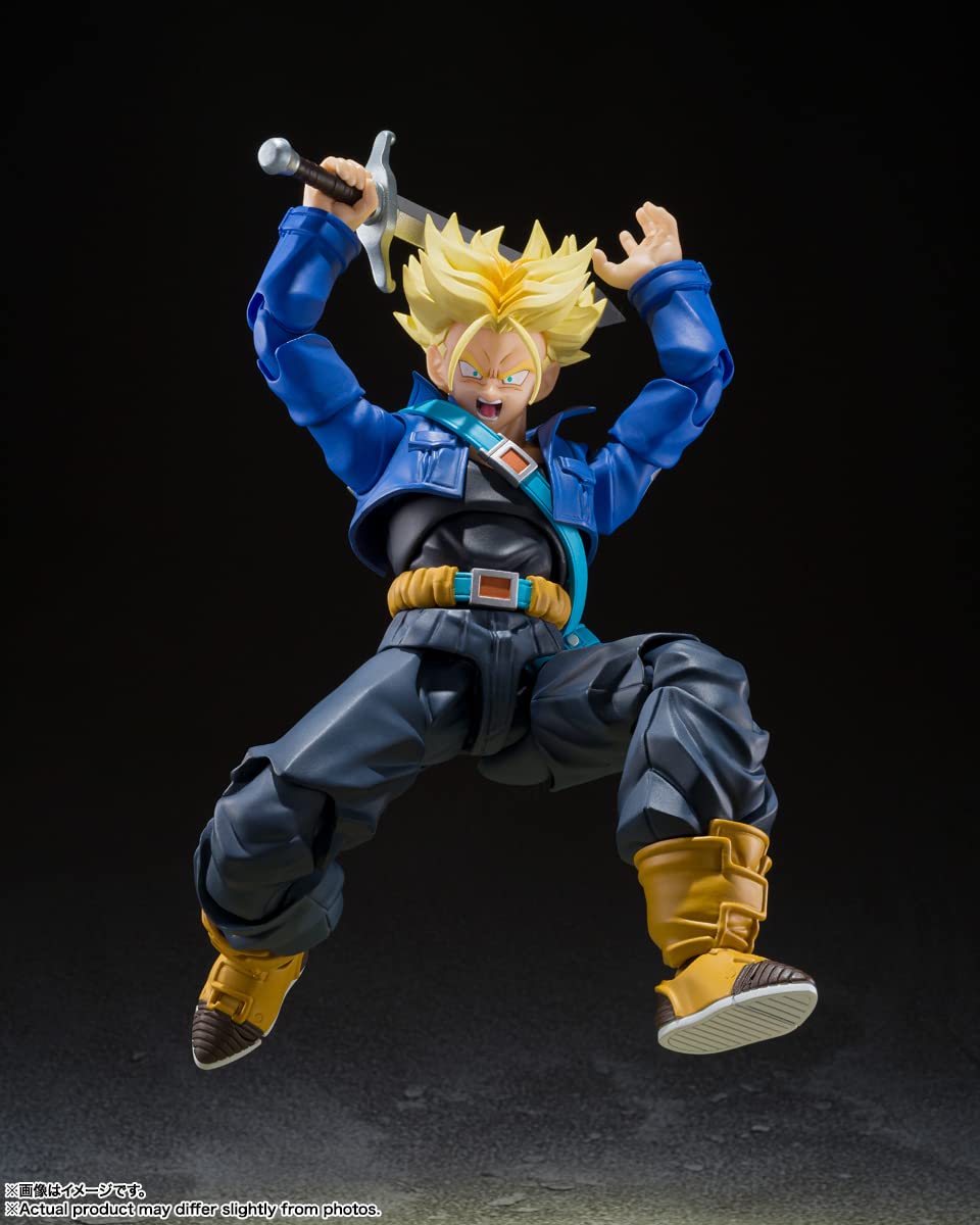 Foto 8 pulgar | Figura De Acción Trunks De Tamashii Nations Super Saiyan Dragon Ball Z - Venta Internacional.