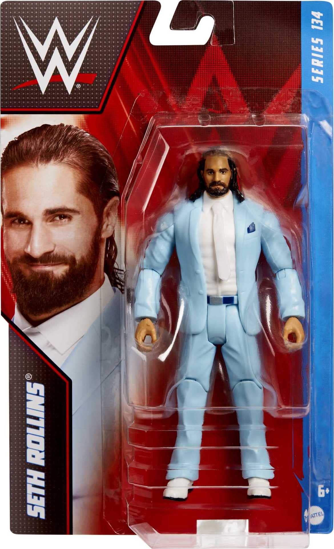Foto 6 pulgar | Figura de Acción Mattel Wwe Basic Seth Rollins de 6 " - Venta Internacional