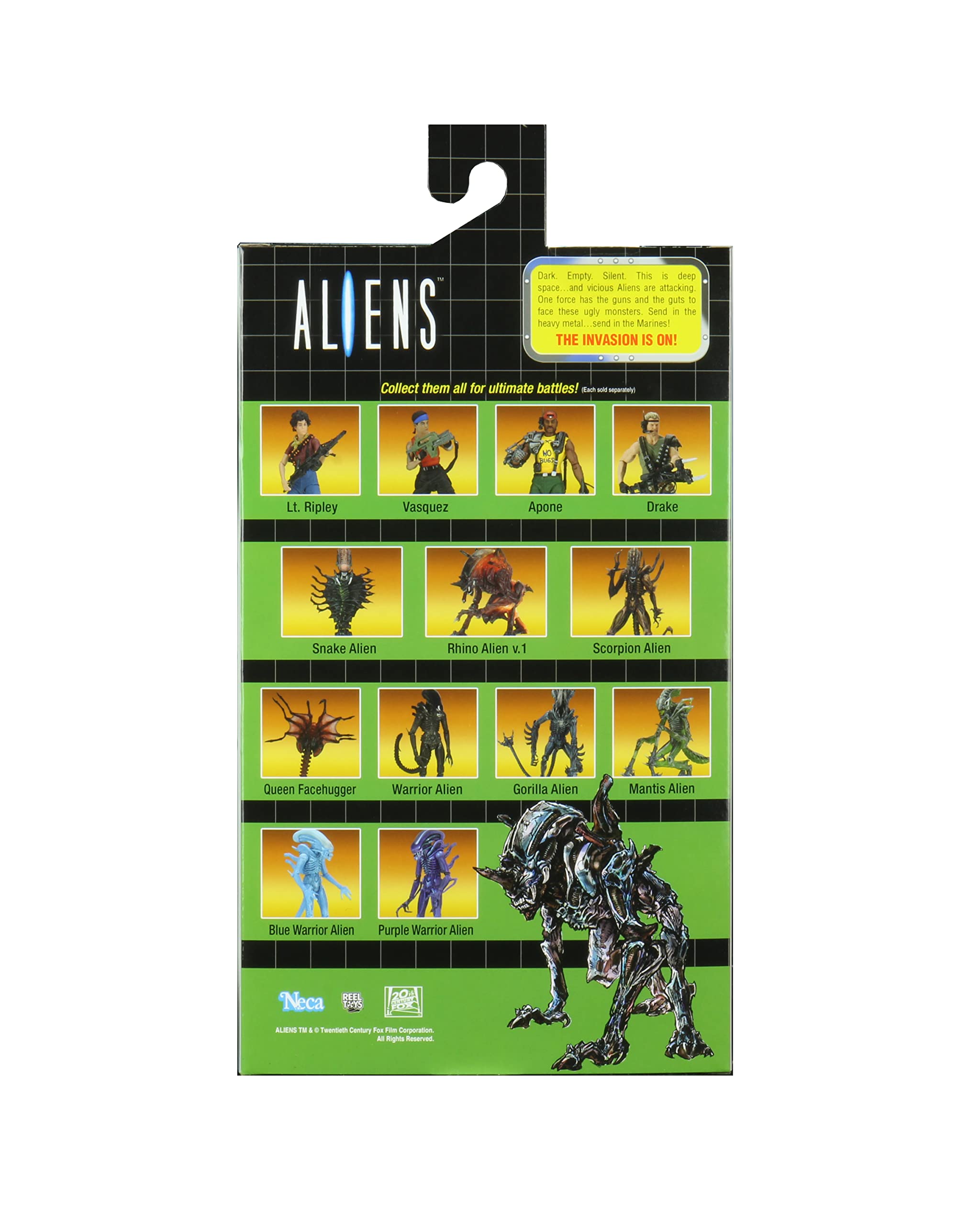 Foto 7 pulgar | Figura de Acción Neca Aliens Kenner Tribute Ult Rhino Alien V7 - Venta Internacional