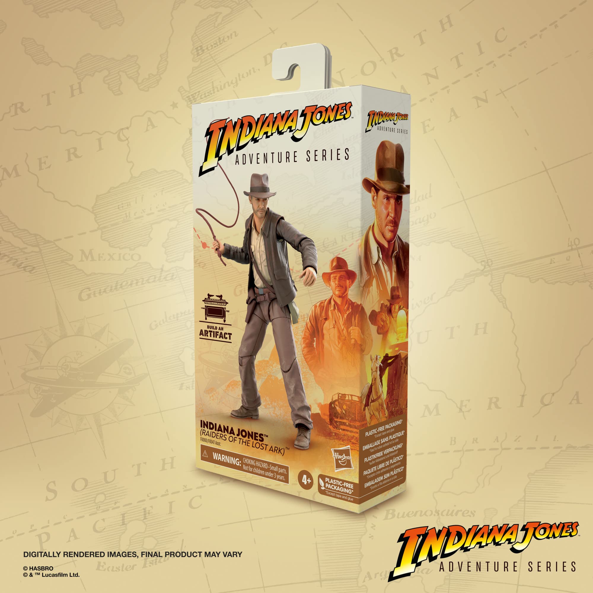 Foto 2 | Figura de Acción Hasbro Indiana Jones Raiders Lost Ark 15 cm - Venta Internacional