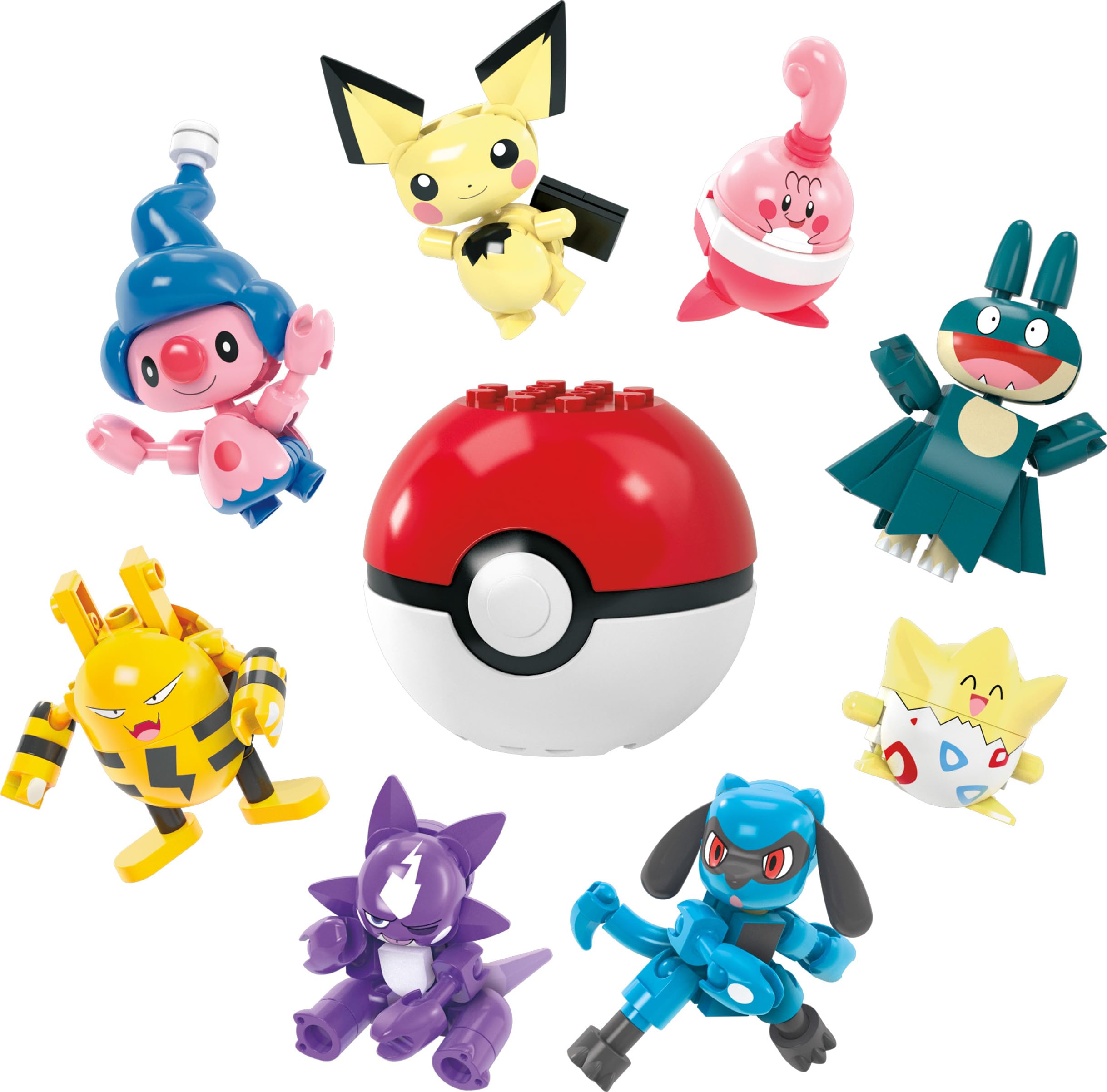 Foto 2 pulgar | Figuras Mega de Pokémon 8 Piezas-Venta Internacional