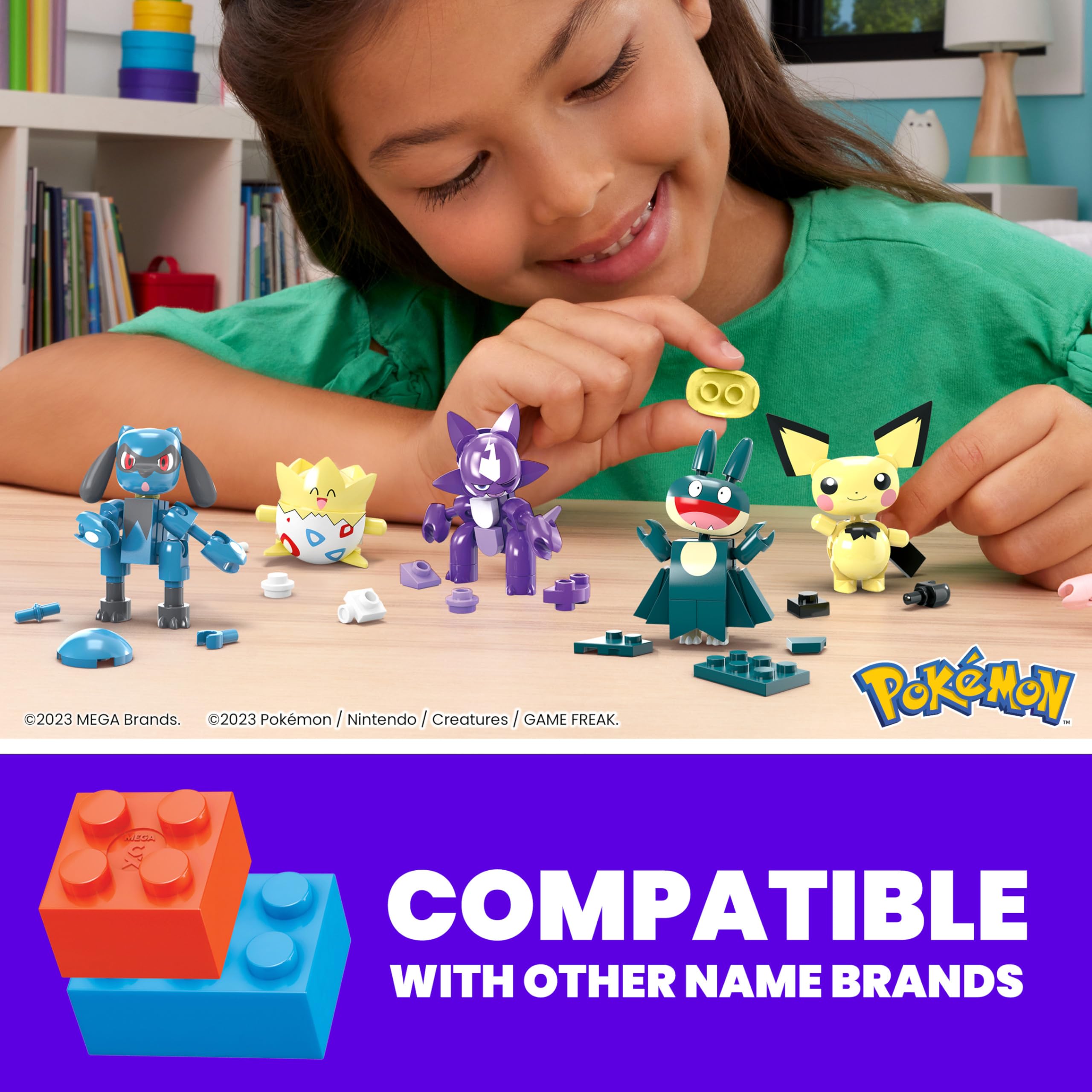 Foto 2 | Figuras Mega de Pokémon 8 Piezas-Venta Internacional