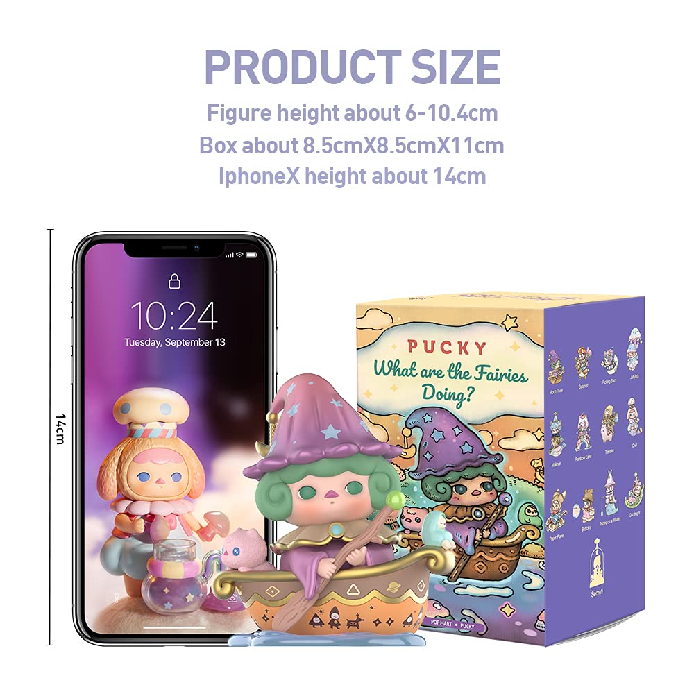 Foto 6 | Blind Box Figures Pop Mart Pucky ¿qué Están Haciendo Las Hadas? - Venta Internacional