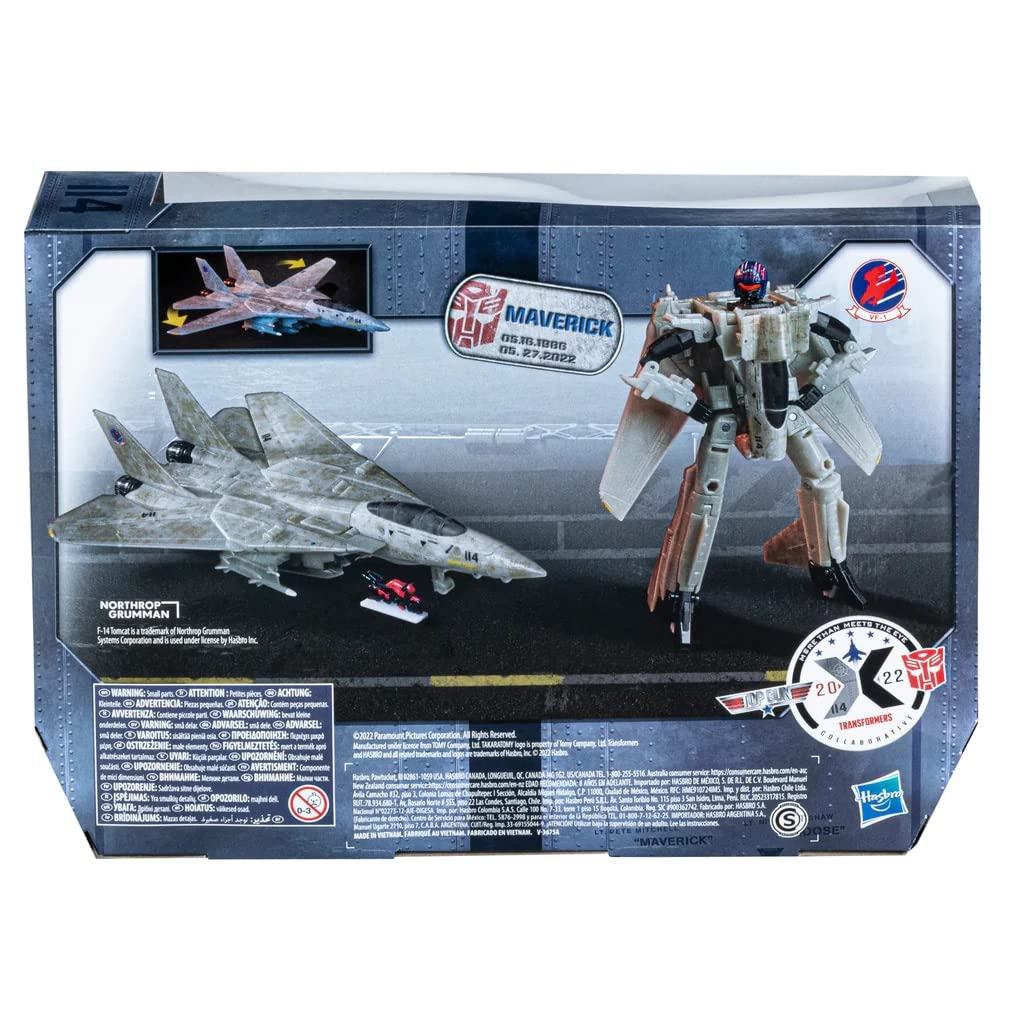 Foto 5 pulgar | Figura de Acción Transformers Top Gun Maverick 20 cm Hasbro - Venta Internacional