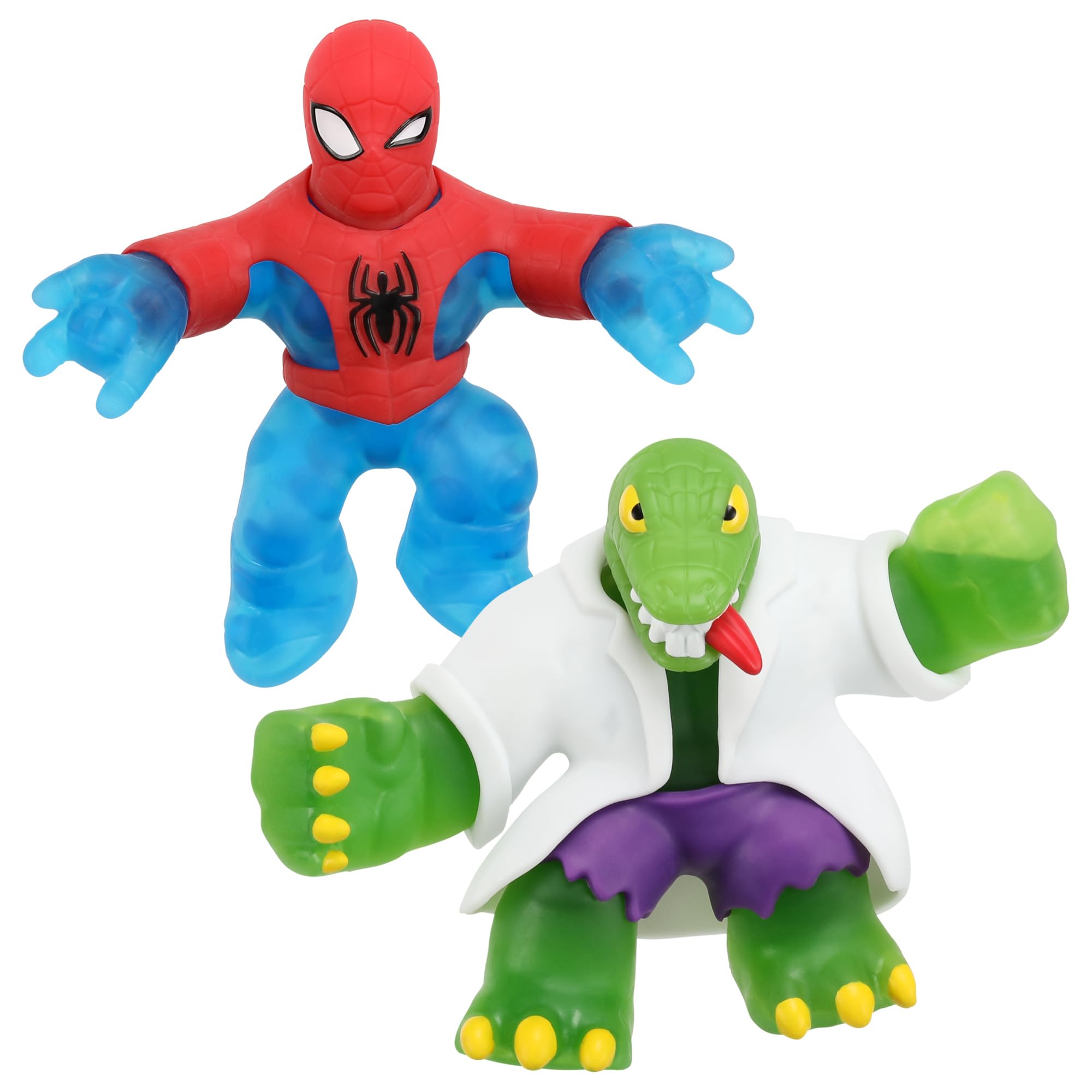 Foto 1 | Figura de  Héroes de Goo Jit Zu Marvel Spider-Man vs Lizard 2 Piezas - Venta Internacional