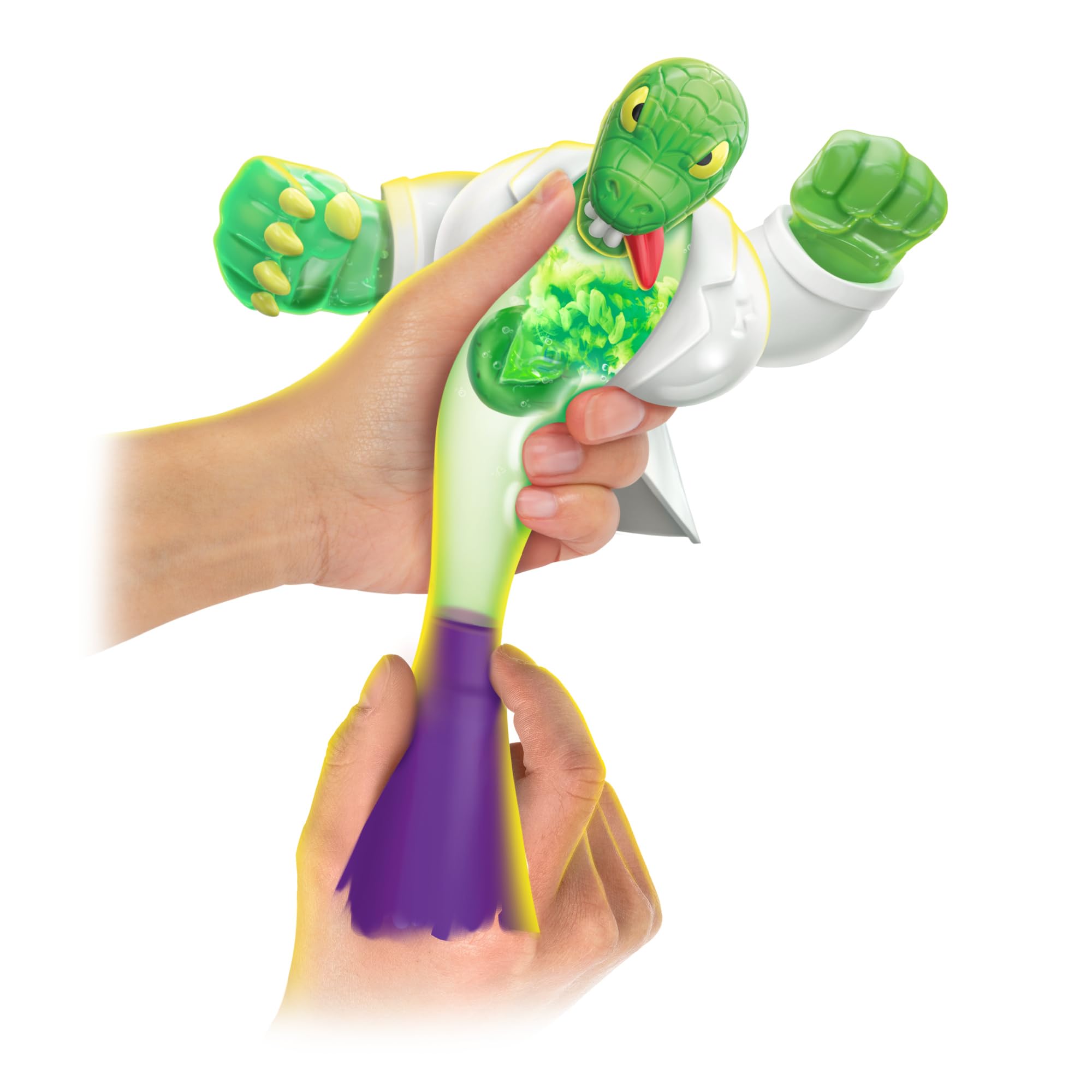 Foto 2 | Figura de  Héroes de Goo Jit Zu Marvel Spider-Man vs Lizard 2 Piezas - Venta Internacional