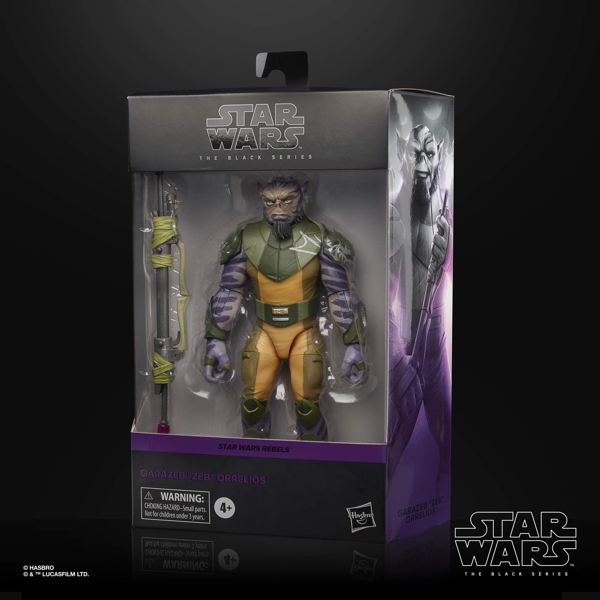Foto 7 pulgar | Figura de Acción Star Wars The Black Series Garazeb Zeb Orrelios - Venta Internacional