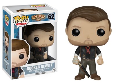 Foto 2 | Figura de Acción Funko Pop Games Bioshock Booker Dewitt 9 cm - Venta Internacional