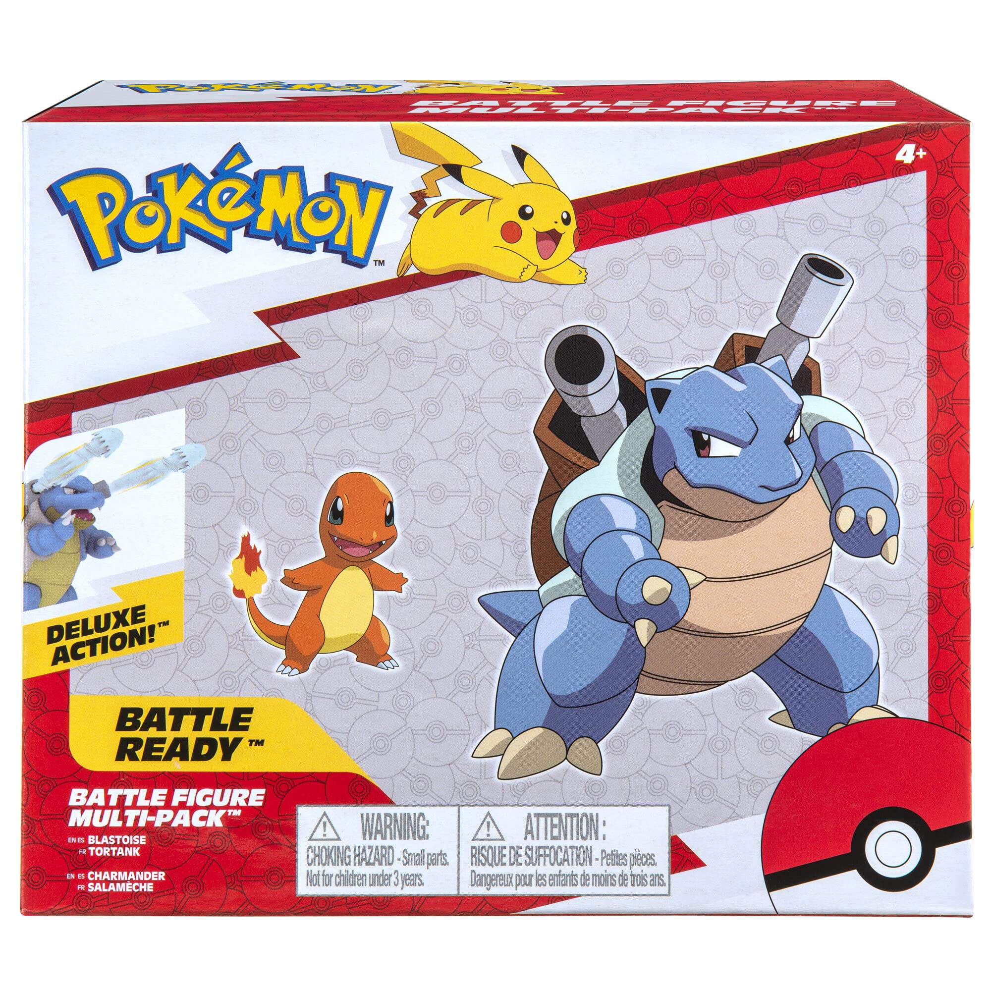 Foto 3 pulgar | Pack de 2 Figuras de Pokémon Blastoise y Charmander - Venta Internacional