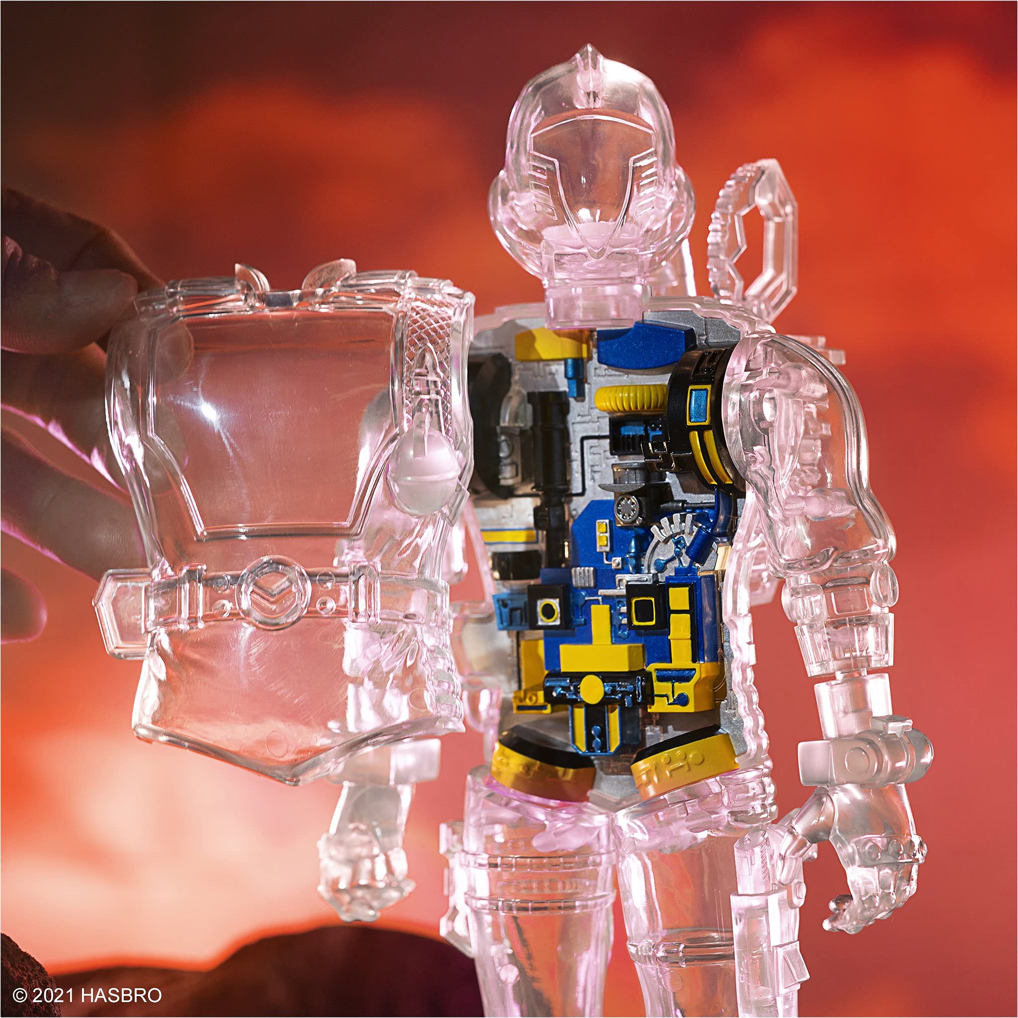Foto 6 pulgar | Figura de Acción Super7 G.i. Joe Super Cyborg Cobra B.a.t. Clear - Venta Internacional