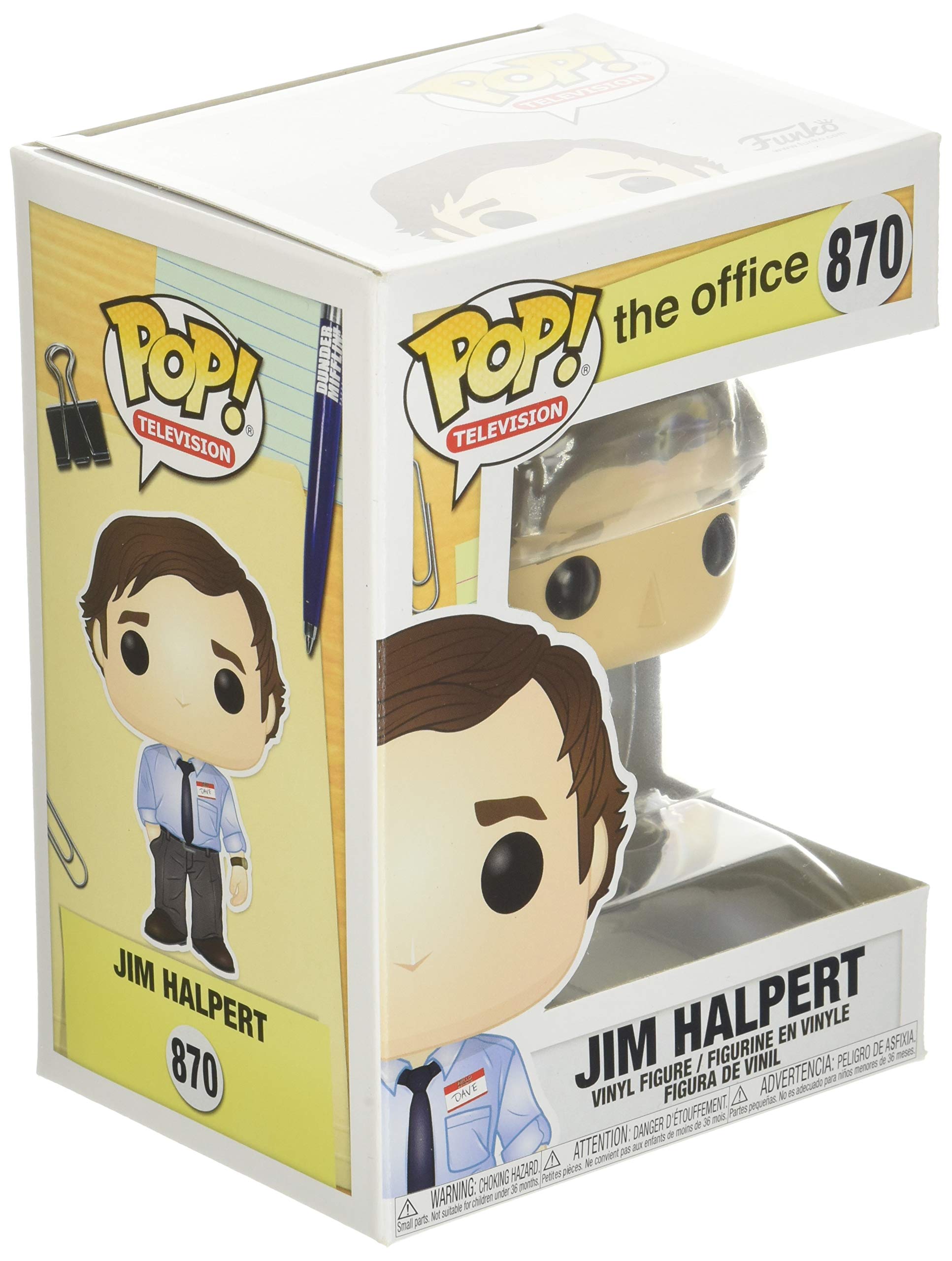 Foto 5 pulgar | Figura de Acción Funko Pop! TV The Office Jim Halpert 9.5 cm - Venta Internacional