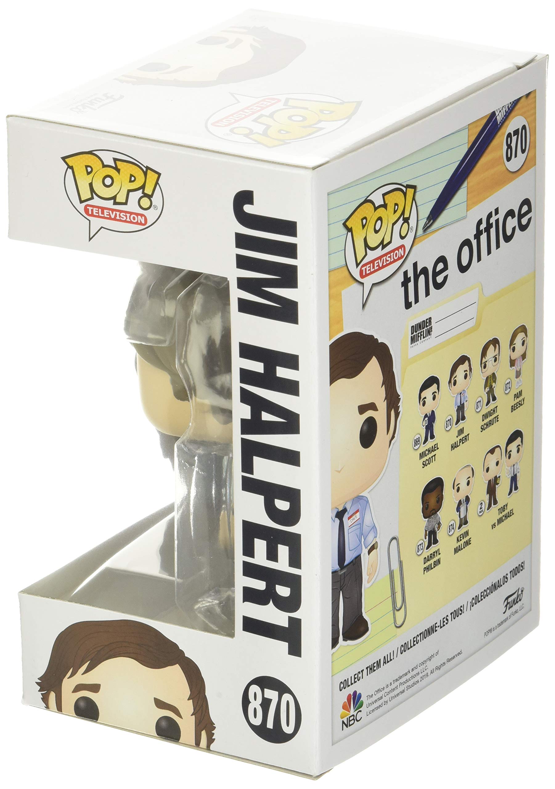 Foto 6 pulgar | Figura de Acción Funko Pop! TV The Office Jim Halpert 9.5 cm - Venta Internacional