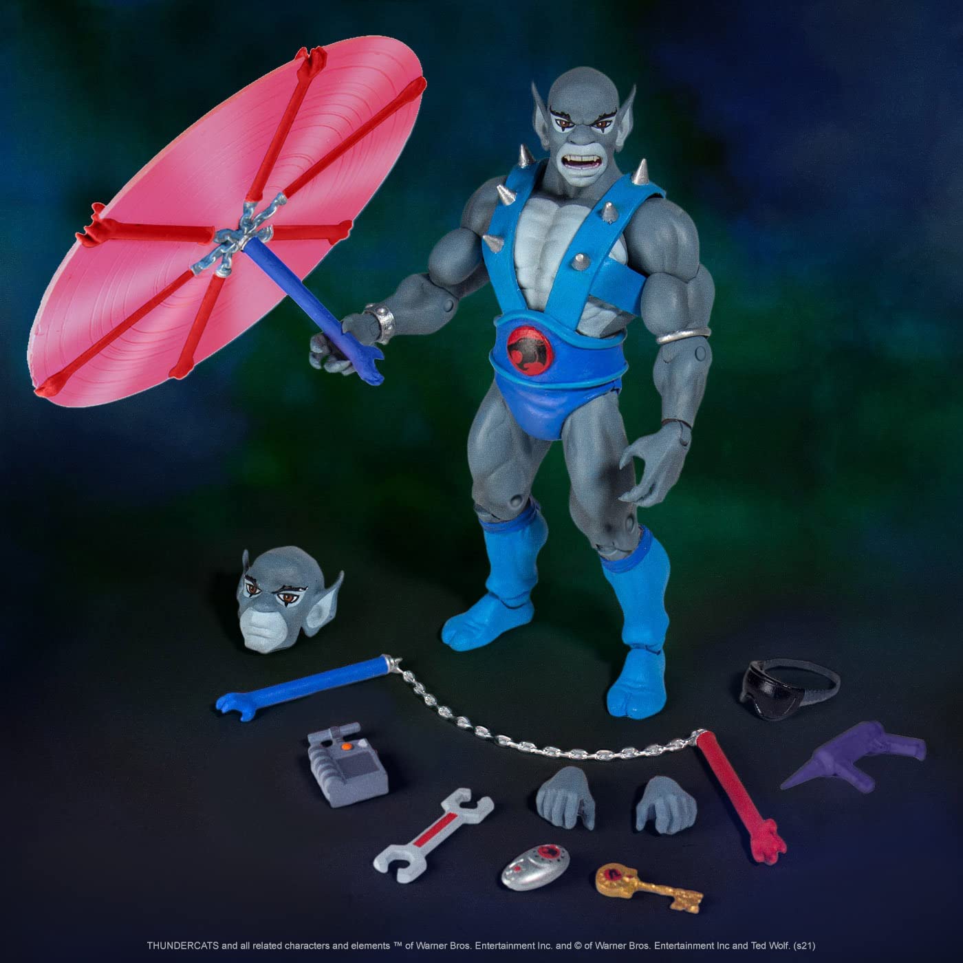 Foto 4 pulgar | Figura de Acción Super7 Thundercats Panthro Ultimates V2 - Venta Internacional