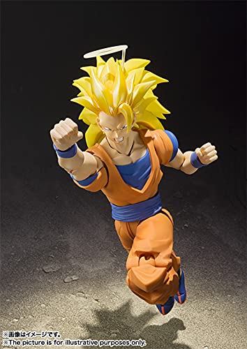 Foto 5 pulgar | Figura Tamashi Nations Dragon Ball Z Super Saiyan 3 Son Goku - Venta Internacional