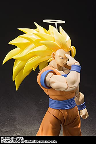 Foto 6 pulgar | Figura Tamashi Nations Dragon Ball Z Super Saiyan 3 Son Goku - Venta Internacional