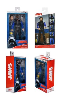 Foto 2 | Figura de Acción Neca Jaws Shark Cage Hooper 20 cm Vestida 8 Pulgadas - Venta Internacional