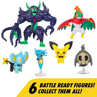 Foto 2 | Set de Figuras Pokémon Battle Ready con Grimmsnarl de 11,4 cm y 6 Personajes