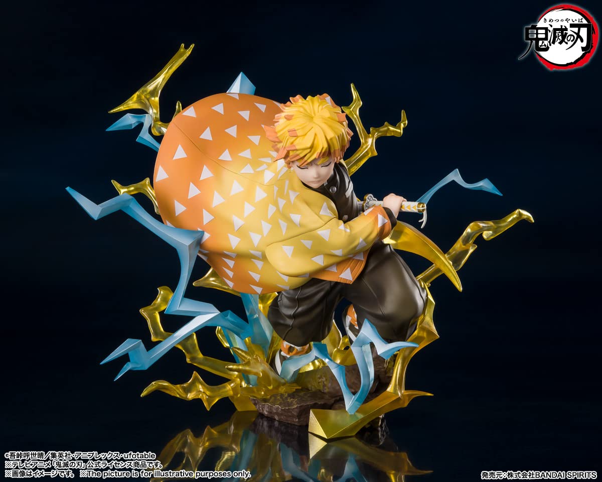 Foto 3 pulgar | Figura de Acción de Tamashi Nations Demon Slayer Zenitsu Agatsuma - Venta Internacional