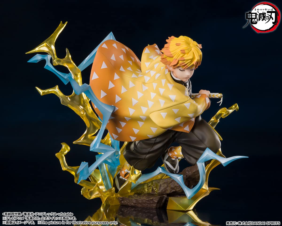 Foto 4 pulgar | Figura de Acción de Tamashi Nations Demon Slayer Zenitsu Agatsuma - Venta Internacional