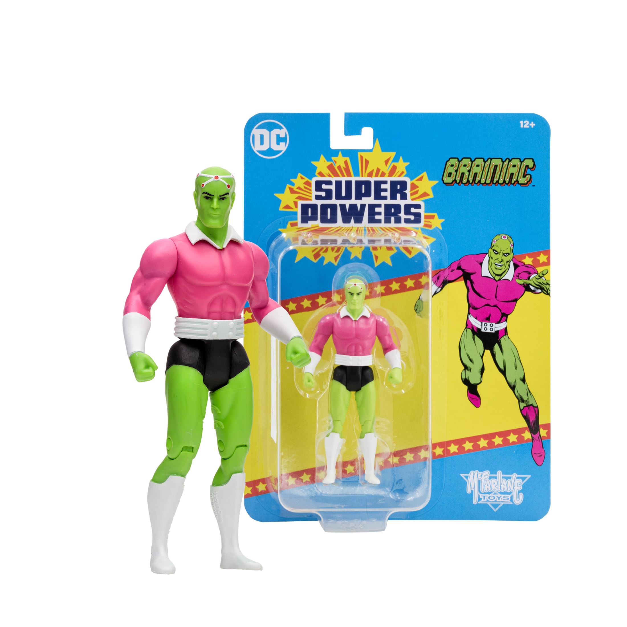 Foto 3 pulgar | Figura Mcfarlane Toys Dc Direct Super Powers 4.5 Brainiac - Venta Internacional