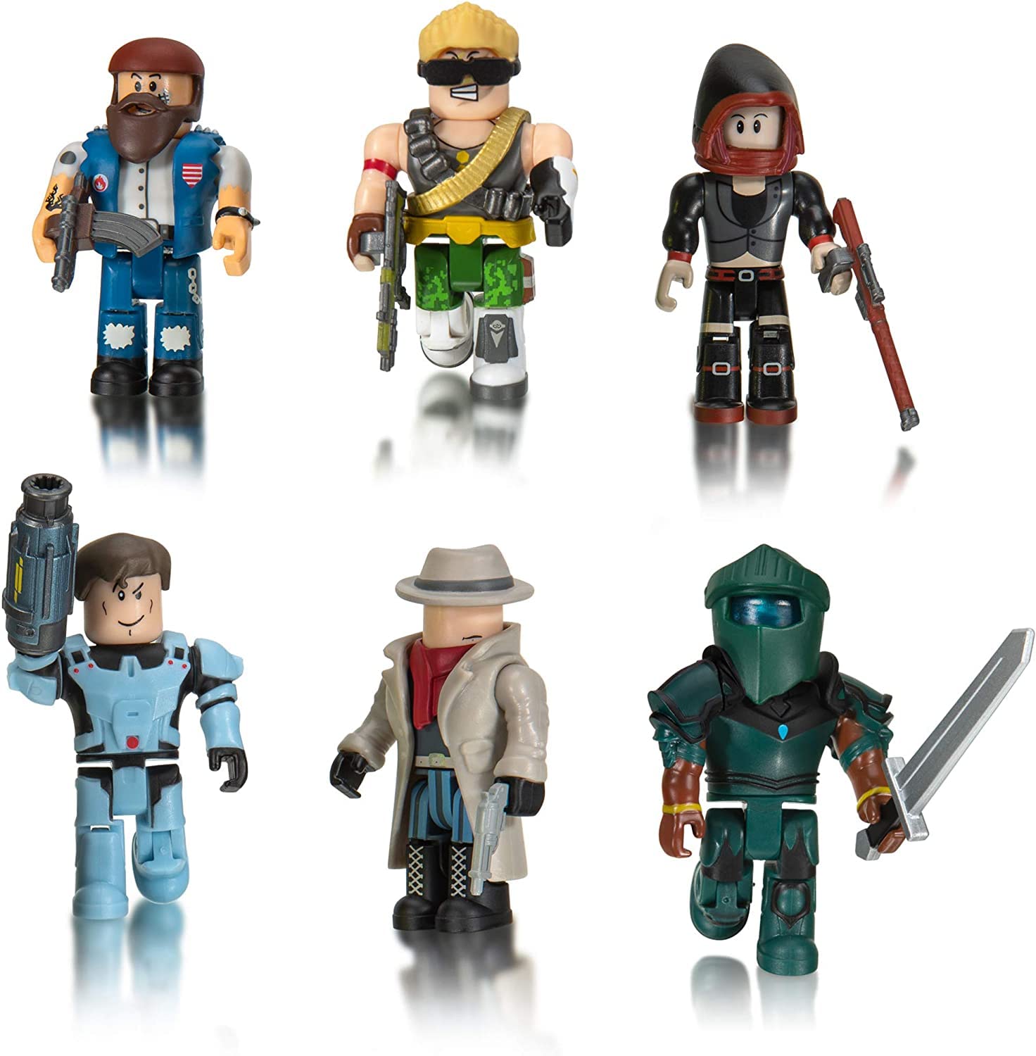 Foto 2 pulgar | Set de Figuras de Acción Roblox Q-Clash 6 Piezas - Venta Internacional