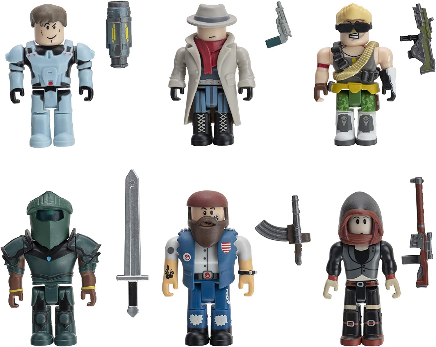 Foto 4 pulgar | Set de Figuras de Acción Roblox Q-Clash 6 Piezas - Venta Internacional