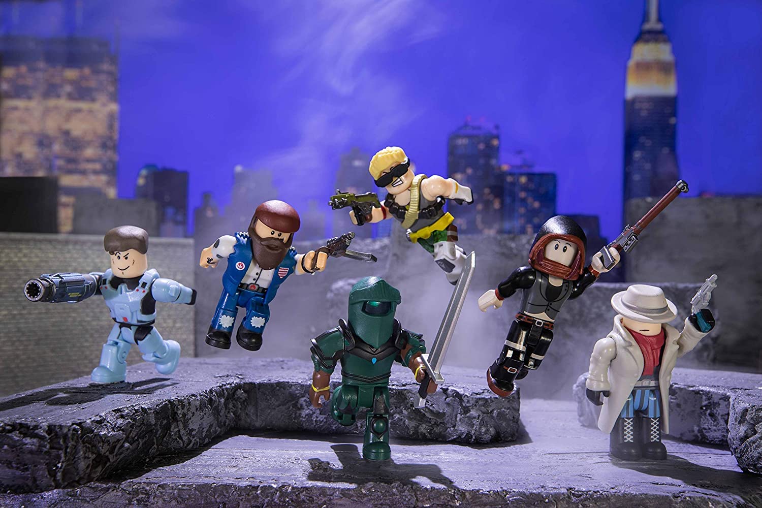 Foto 6 pulgar | Set de Figuras de Acción Roblox Q-Clash 6 Piezas - Venta Internacional