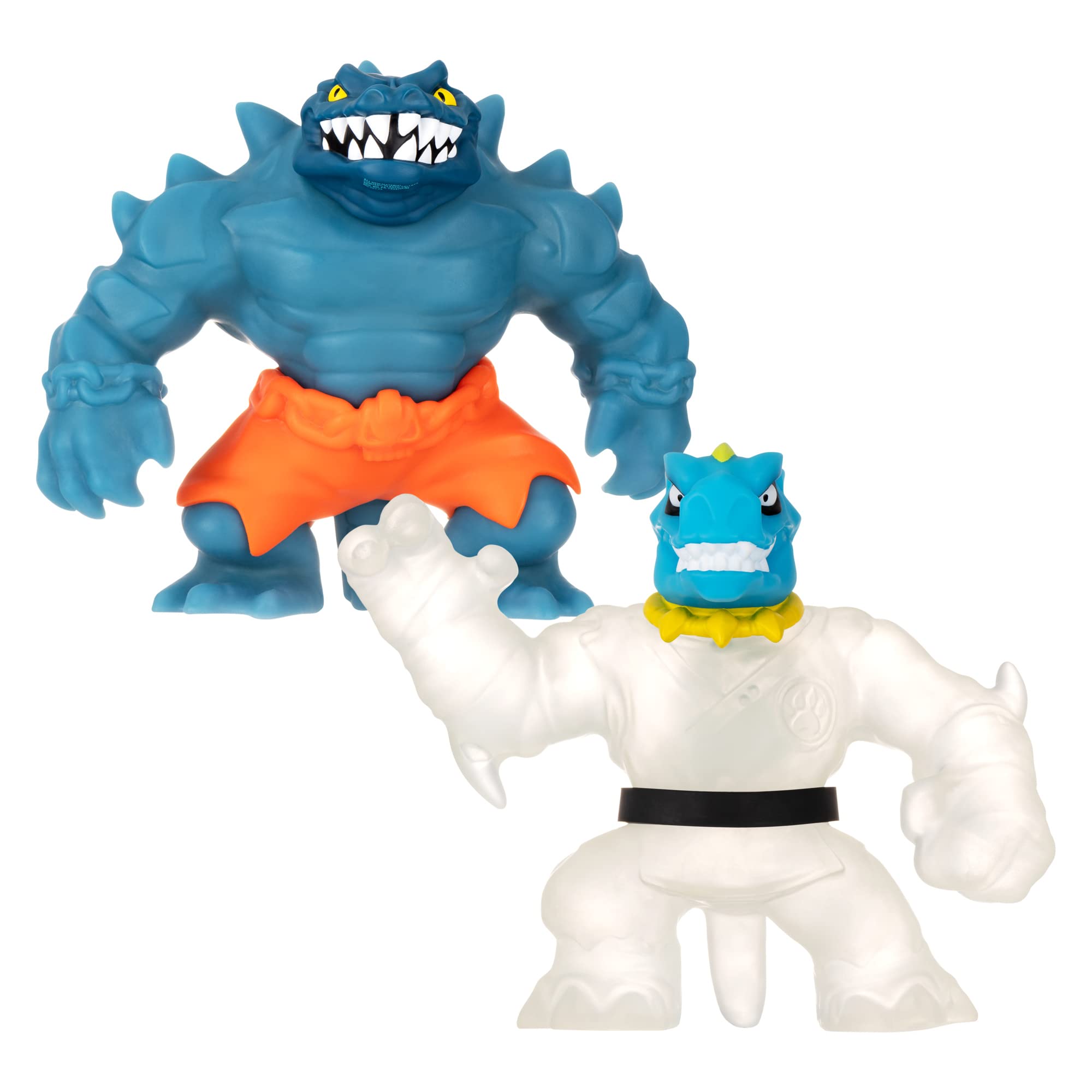 Foto 1 | Figuras Heroes of Goo Jit Zu Ultraglow Tyro vs Shadowclaw Rock Jaw-Venta Internacional