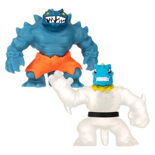 Foto 1 | Figuras Heroes of Goo Jit Zu Ultraglow Tyro vs Shadowclaw Rock Jaw-Venta Internacional