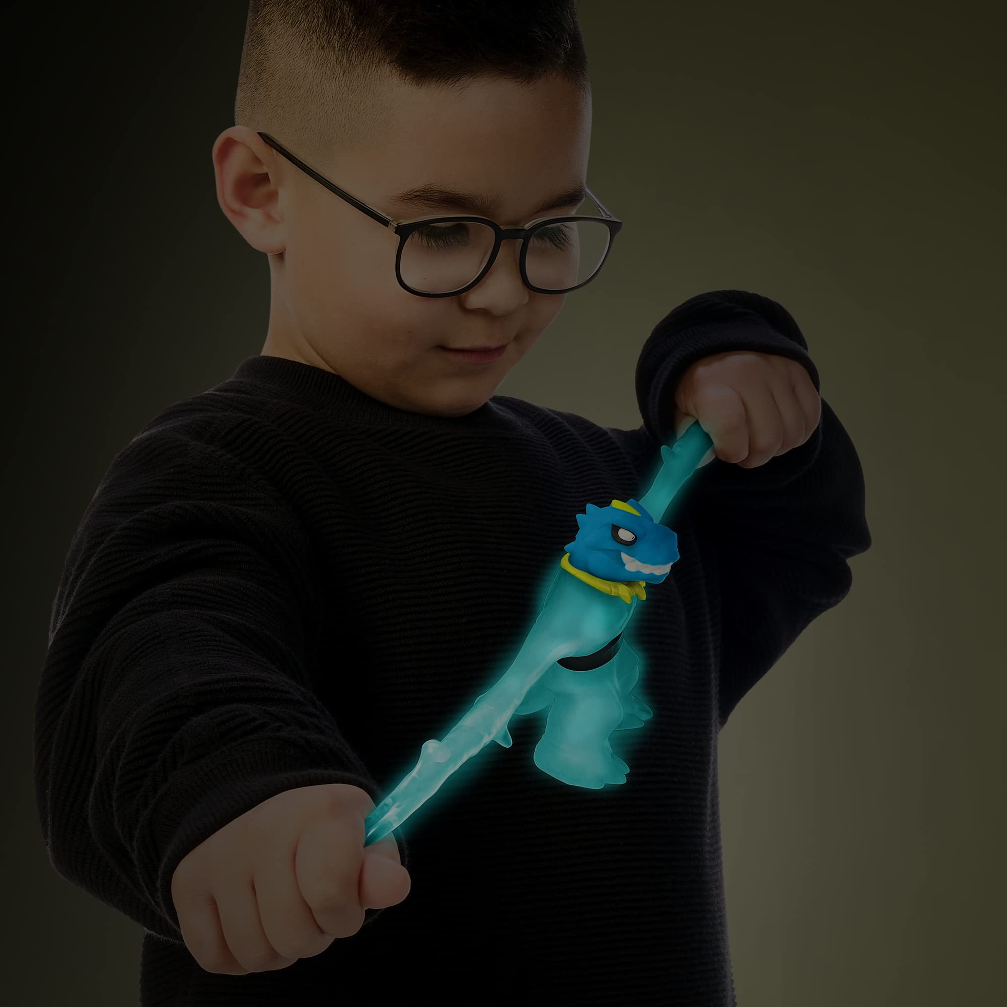 Foto 7 pulgar | Figuras Heroes of Goo Jit Zu Ultraglow Tyro vs Shadowclaw Rock Jaw-Venta Internacional
