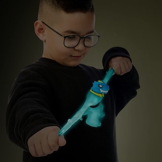 Foto 6 | Figuras Heroes of Goo Jit Zu Ultraglow Tyro vs Shadowclaw Rock Jaw-Venta Internacional