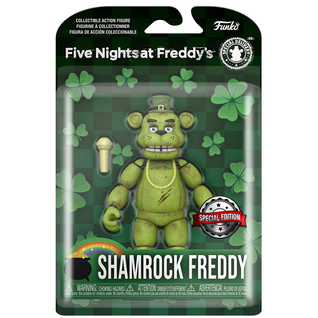 Foto 2 | Figura de Acción Funko Pop! Cinco Noches En Freddy's Shamrock Freddy - Venta Internacional