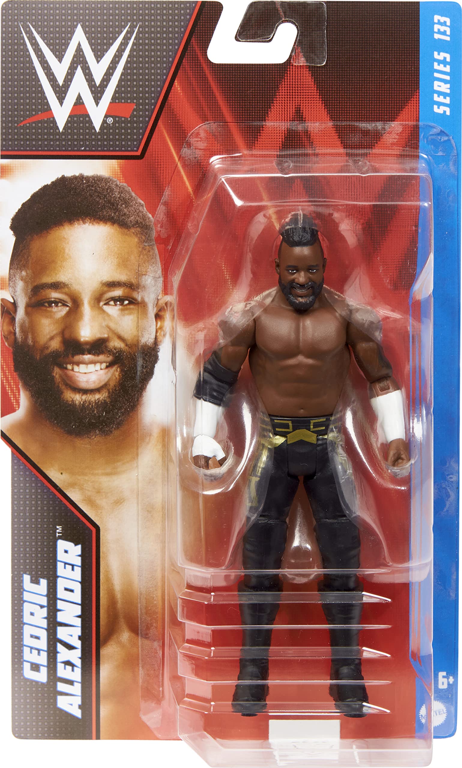 Foto 6 pulgar | Figura de Acción Mattel Wwe Basic Cedric Alexander de 15 cm de Altura - Venta Internacional