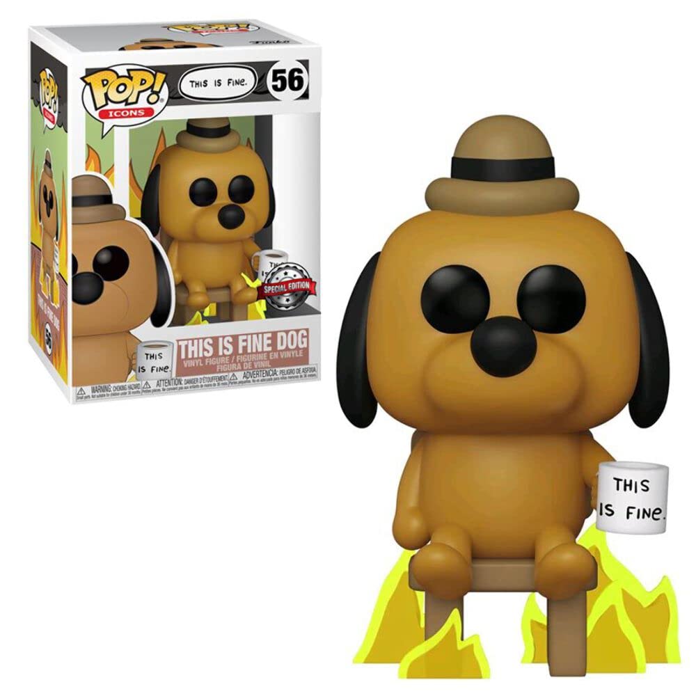 Foto 2 pulgar | Funko This Is Fine Dog 56-Venta Internacional