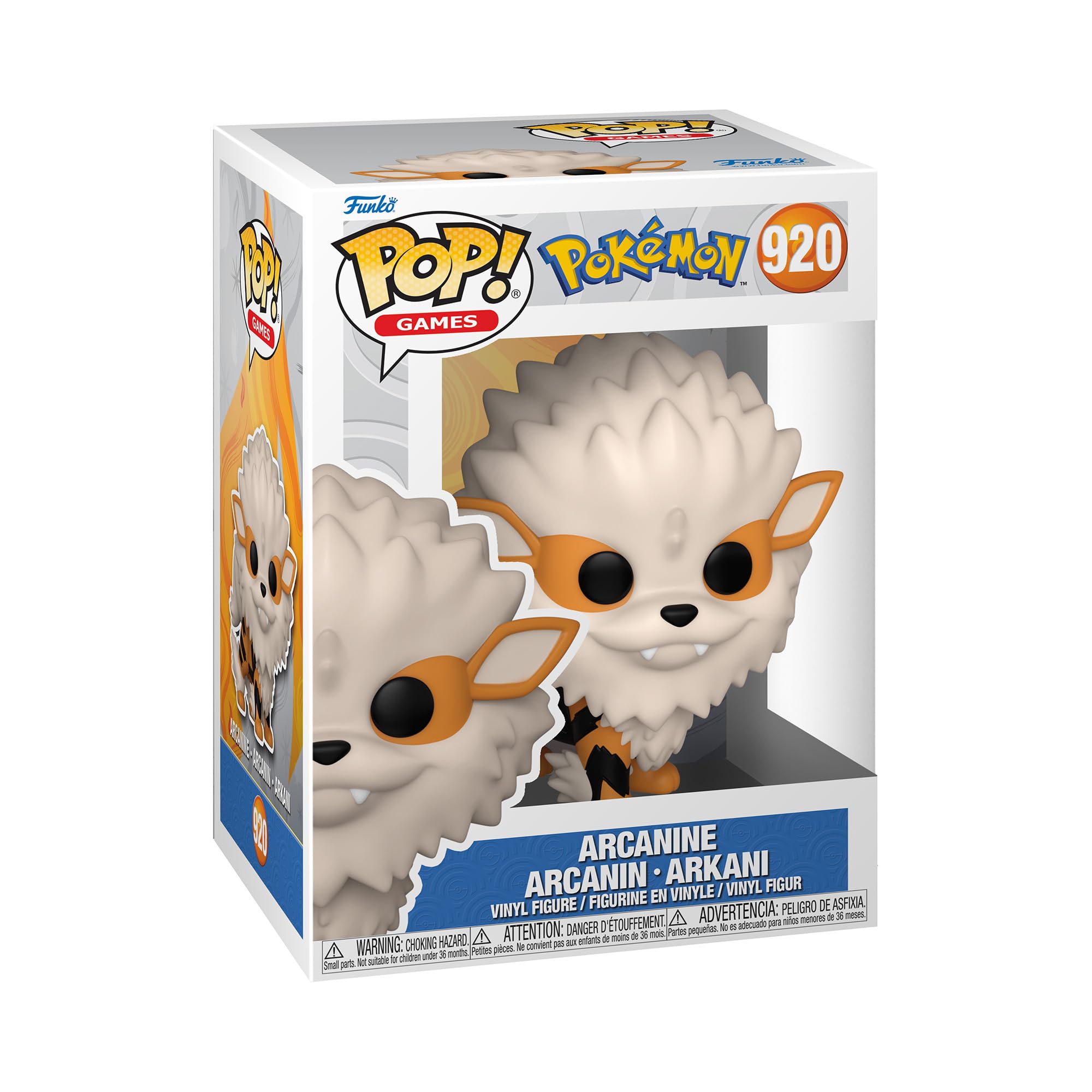 Foto 2 pulgar | Funko Arcanine Pokémon 920-Venta Internacional
