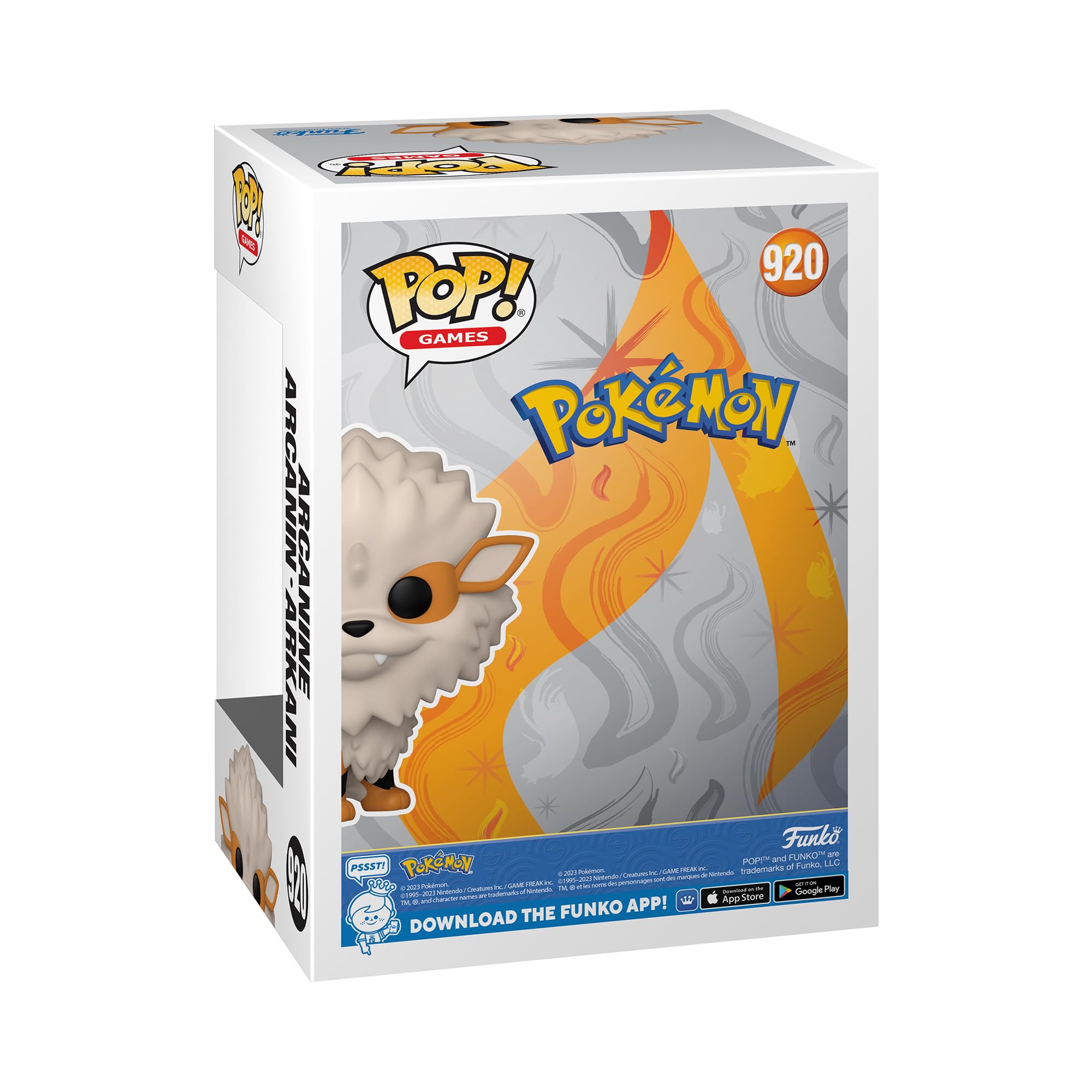 Foto 4 pulgar | Funko Arcanine Pokémon 920-Venta Internacional