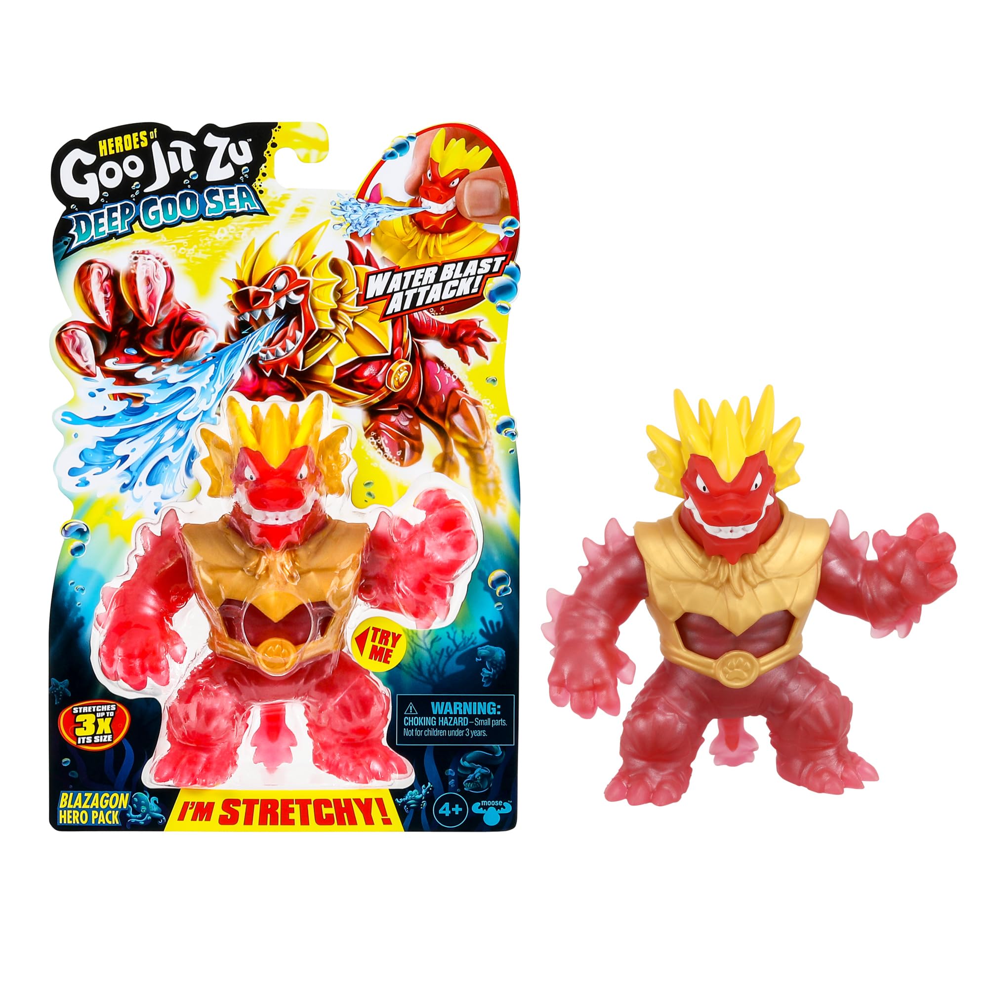 Foto 2 pulgar | Figura Heroes Of Goo Jit Zu Deep Goo Sea Blazagon - Venta Internacional