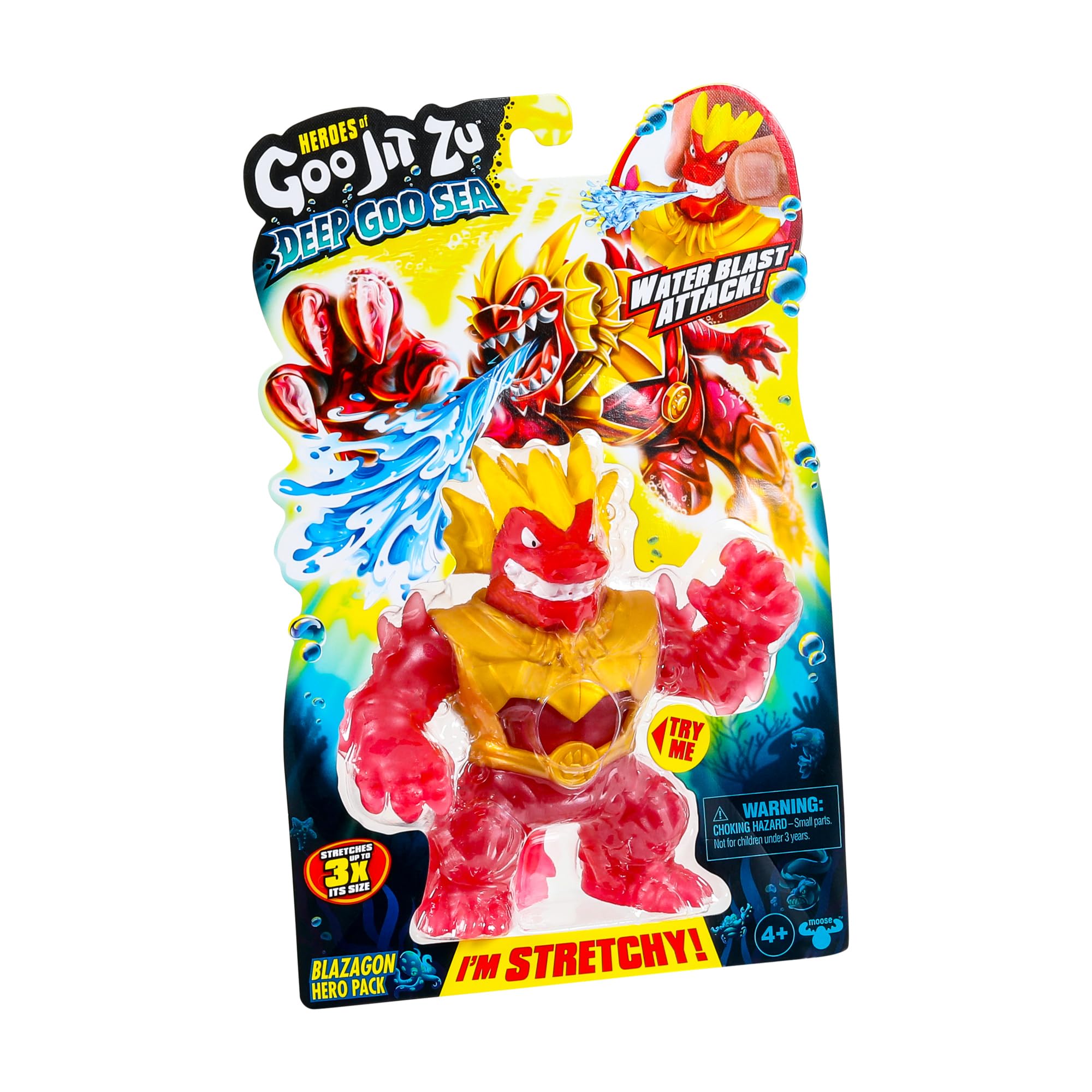 Foto 4 pulgar | Figura Heroes Of Goo Jit Zu Deep Goo Sea Blazagon - Venta Internacional