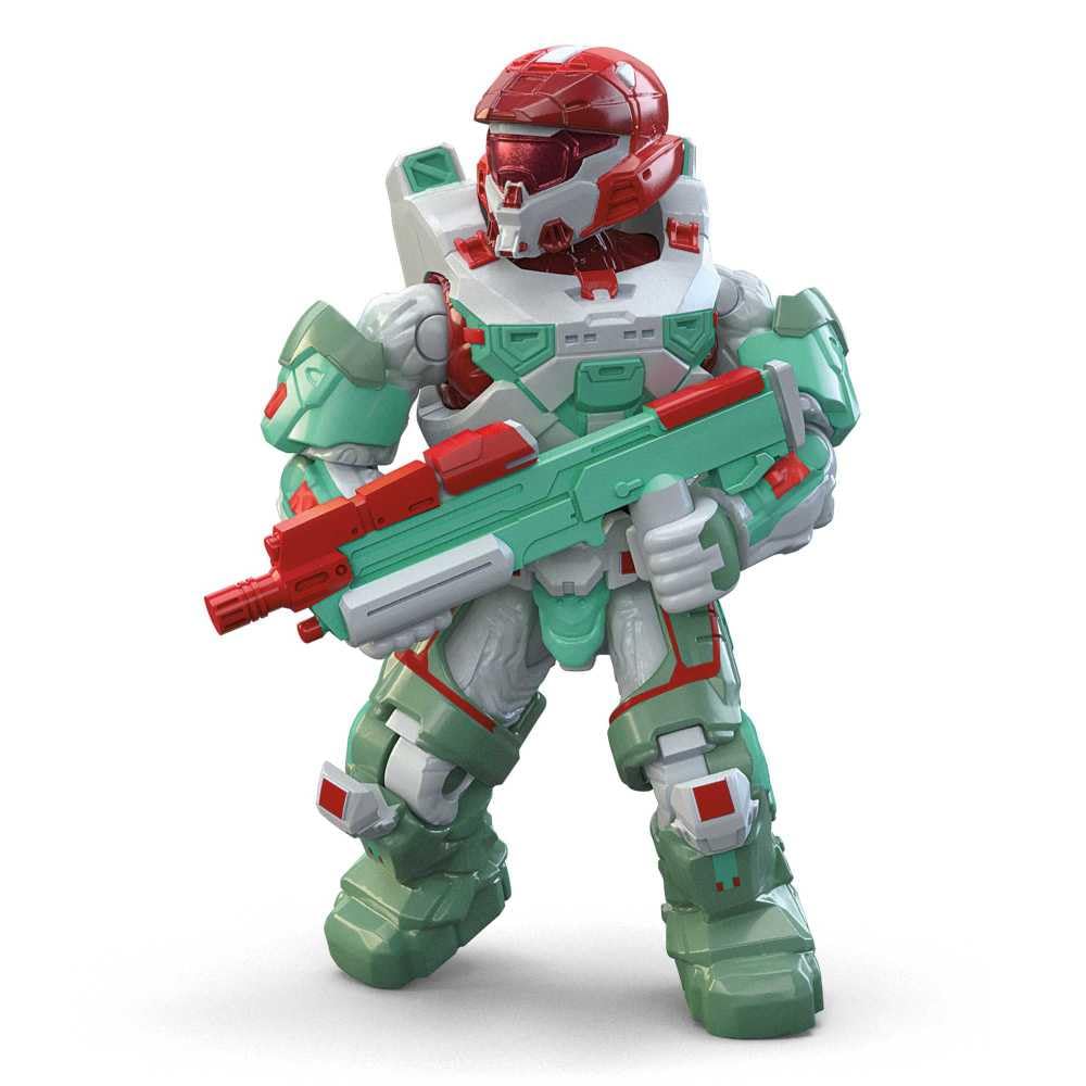 Foto 3 pulgar | Microfiguras Mega Construx Halo Heroes Series 18 Spartan Mk VII - Venta Internacional
