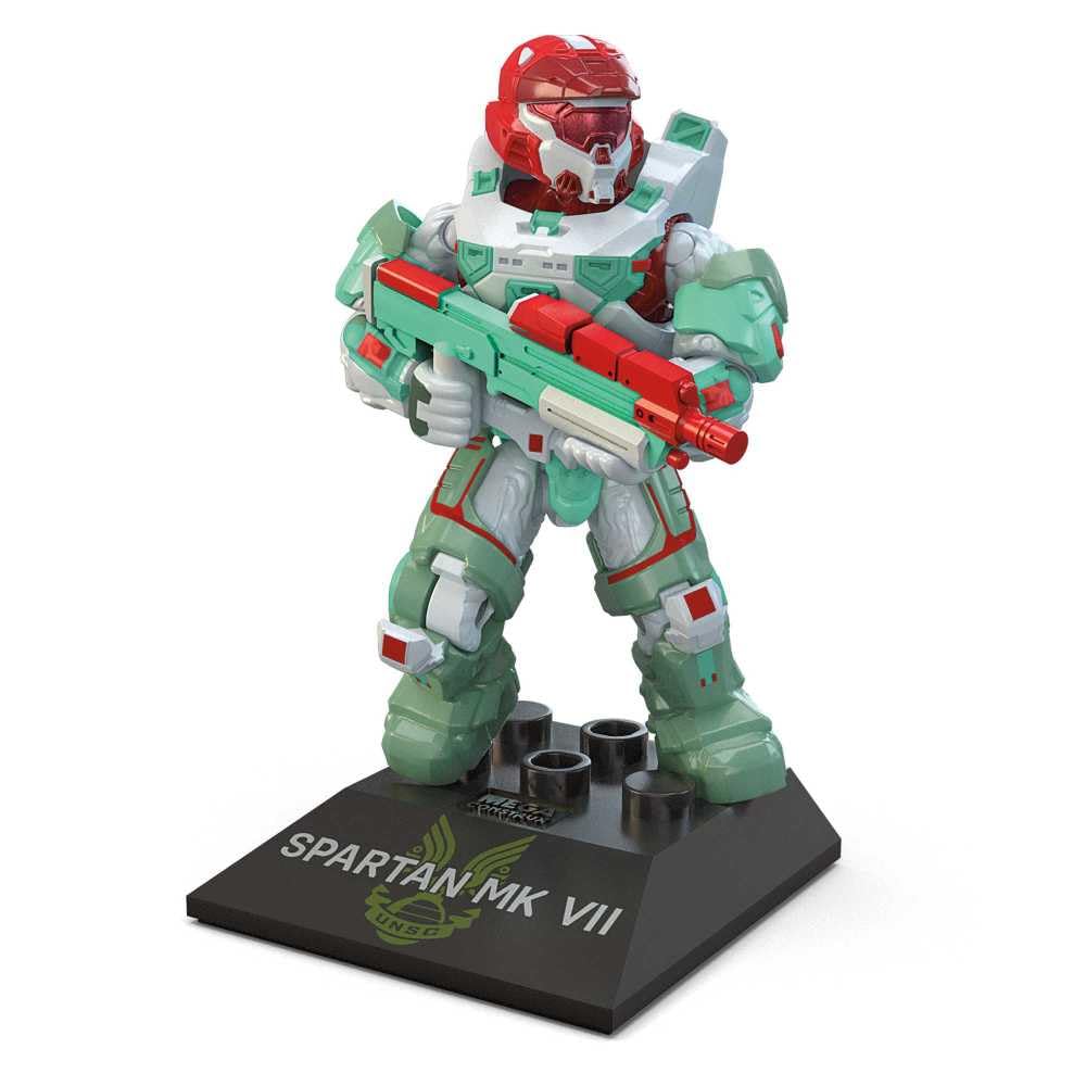 Foto 4 pulgar | Microfiguras Mega Construx Halo Heroes Series 18 Spartan Mk VII - Venta Internacional