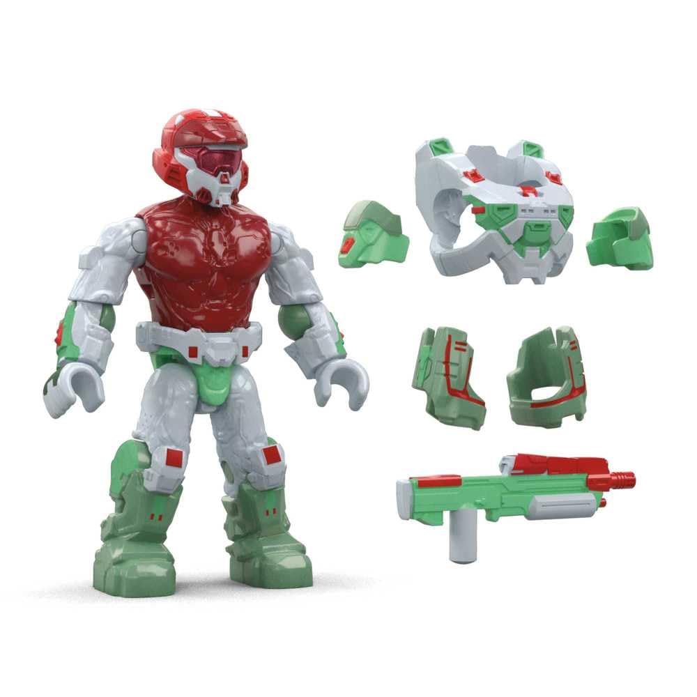 Foto 5 | Microfiguras Mega Construx Halo Heroes Series 18 Spartan Mk VII - Venta Internacional