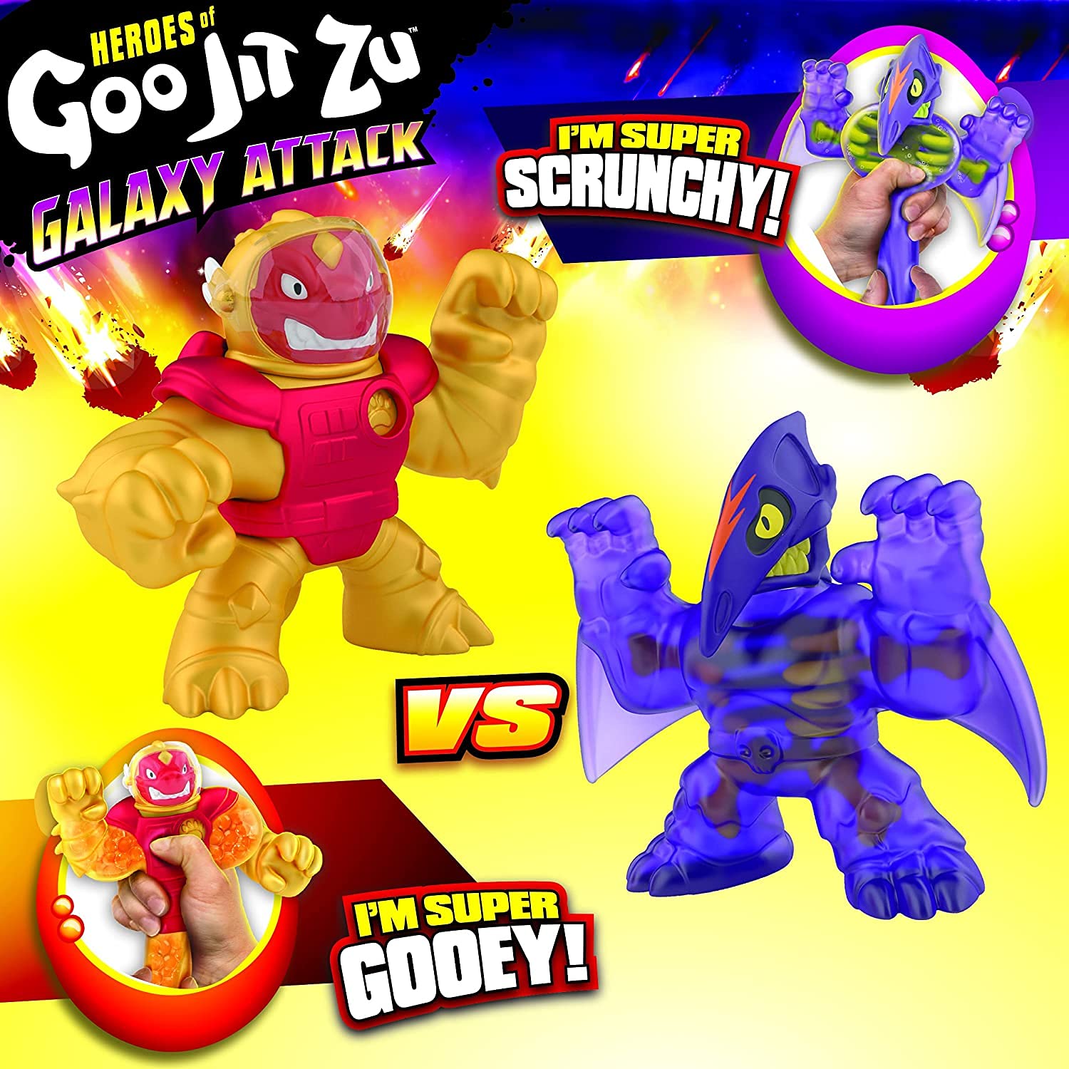 Foto 8 pulgar | Figura De Acción Heroes Of Goo Jit Zu Galaxy Attack - Venta Internacional