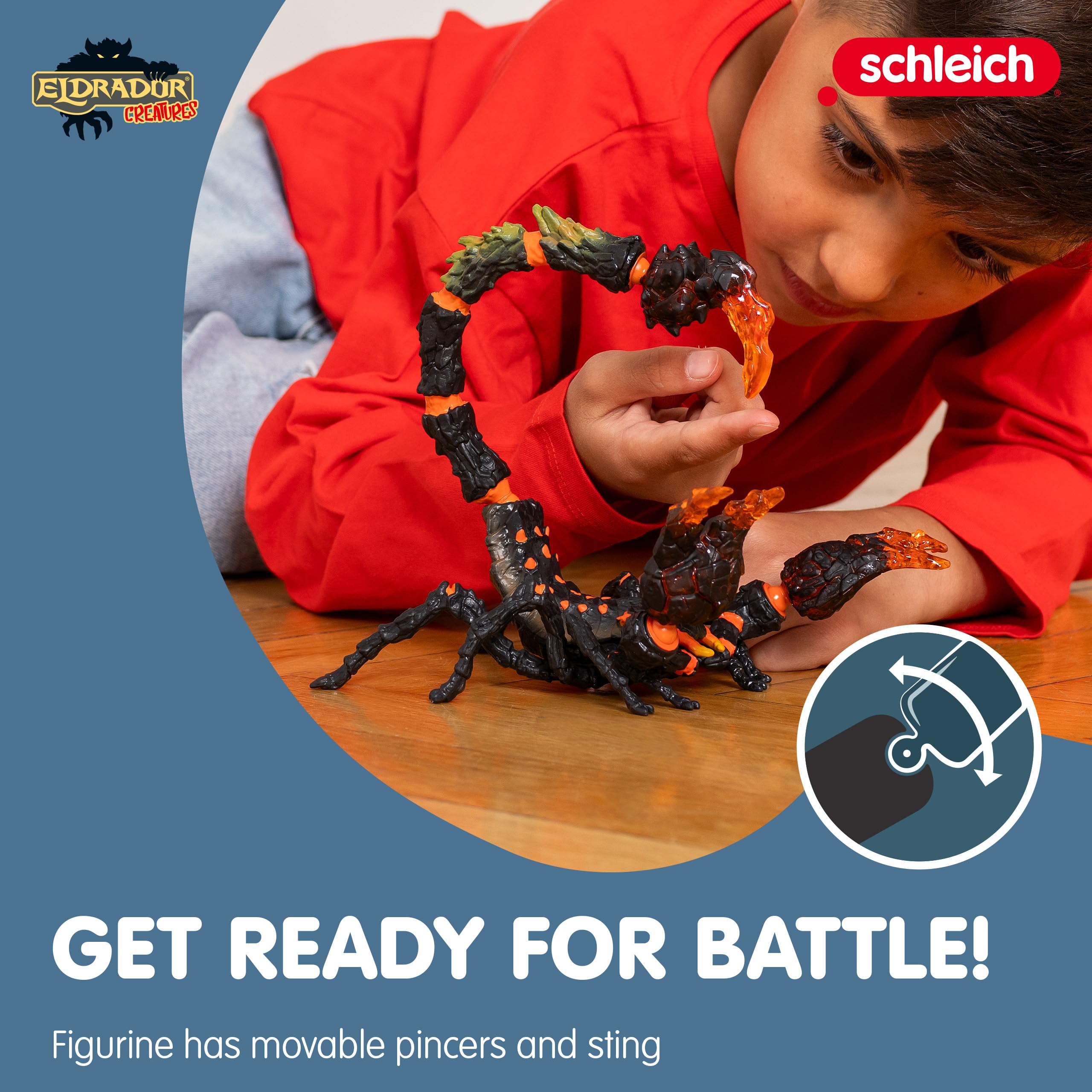 Foto 4 pulgar | Figura de Acción Schleich Eldrador Creatures Lava Scorpion - Venta Internacional