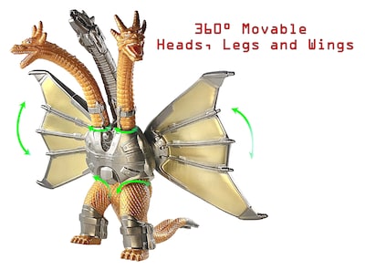 Foto 3 | Figura de Acción Twcare Godzilla Contra Mecha King Ghidorah 2021 - Venta Internacional