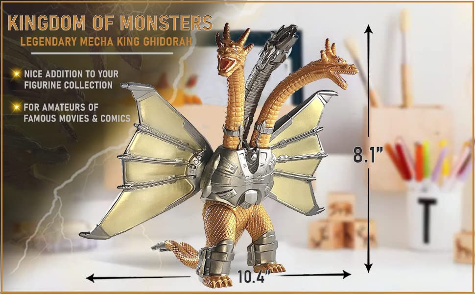 Foto 5 pulgar | Figura de Acción Twcare Godzilla Contra Mecha King Ghidorah 2021 - Venta Internacional