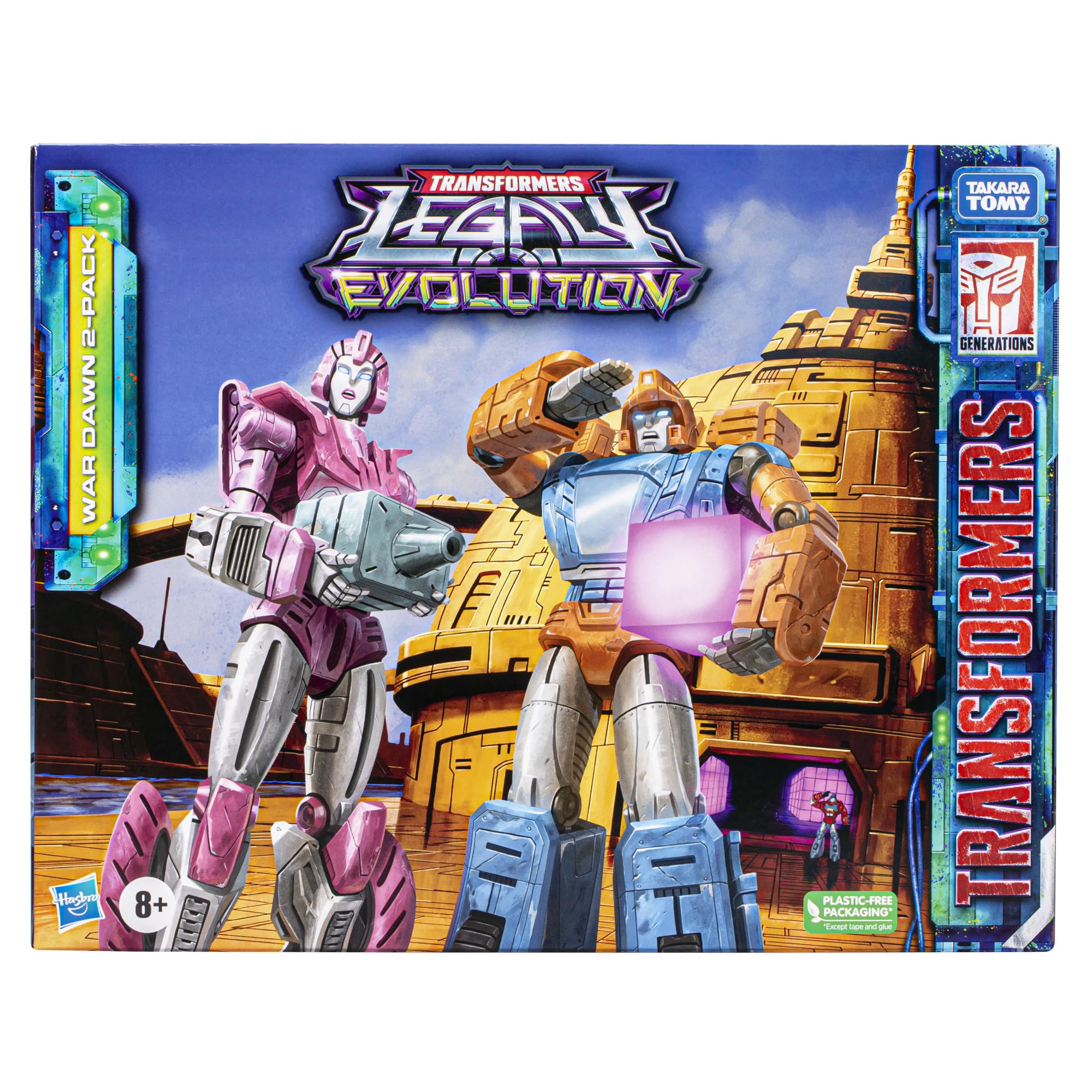 Foto 2 | Figuras de Acción Transformers Legacy Evolution War Dawn Paquete De 2 - Venta Internacional