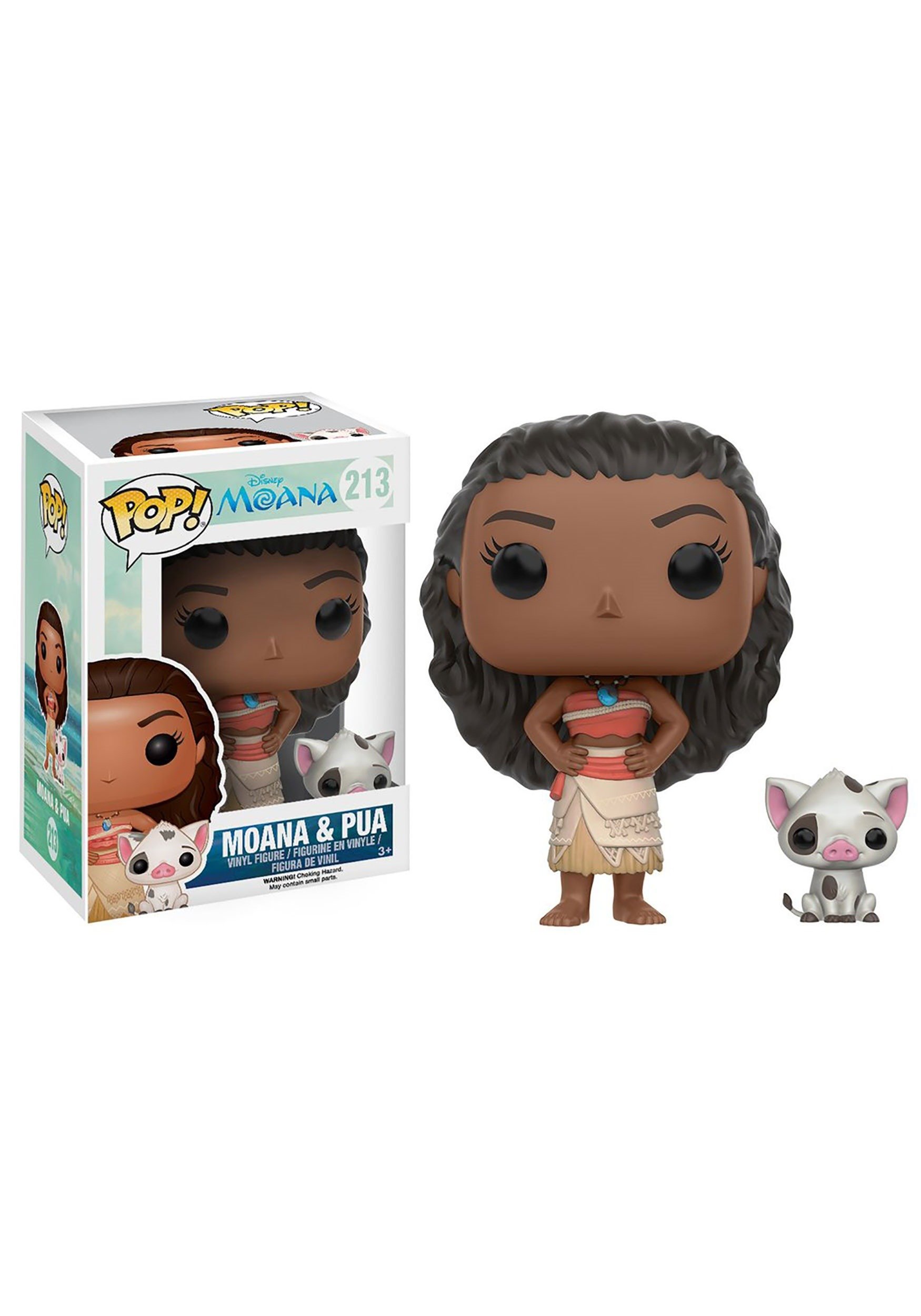 Foto 2 pulgar | Figura de Acción Funko Pop Disney Moana Moana & Pua Brown - Venta Internacional