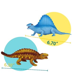 Foto 3 | Juegos Juguetes de 6 Dinosaurio T-Rex Jurásico y Accesorios